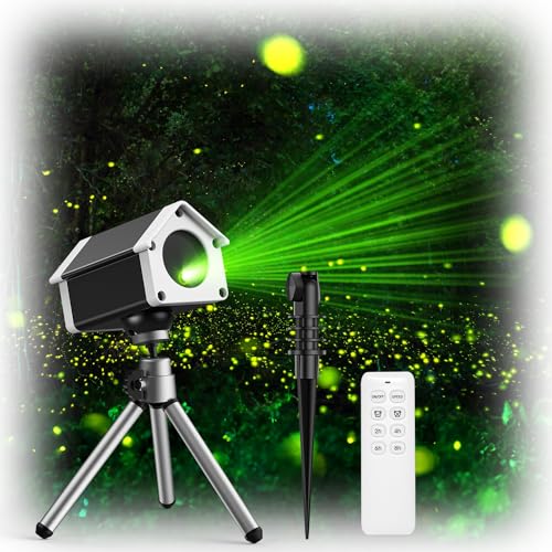 DOWILLDO Christmas Projector Lights Outdoor,Adjustable Speed Green Fireflies Garden Light with Remote Control Timer,Waterproof LED Lights Projection for Garden Yard Home Holiday Party Decoration DOWILLDO Christmas Projector Lights Outdoor,Adjustable Speed Green Fireflies Garden Light with Remote Control Timer,Waterproof LED Lights Projection for Garden Yard Home Holiday Party Decoration