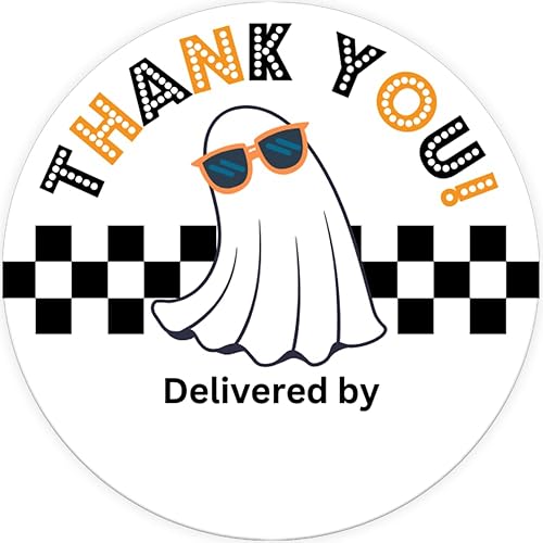 Calcomanías de Halloween para el salpicadero de puerta, esenciales para el conductor de entrega de alimentos, calcomanías de entrega para