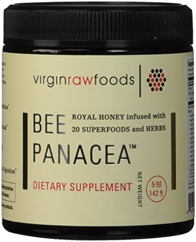 Bee Panacea - A Unique Formula of Royal Honey Infused with 21 Superfoods and Herbs - Includes Ormus (5 Oz)
