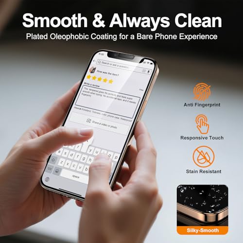Image of BossKiss for iPhone 11 /iPhone XR Screen Protector, TOP 9H Hardness Military Grade Shatterproof HD Tempered Glass, Full Coverage Anti-Scratch Easy Installation Case Friendly 2 Pack