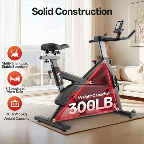 FIT4YOU Exercise Bike Indoor Cycling Home Gym Workout Cardio Fitness LCD EB07 EB