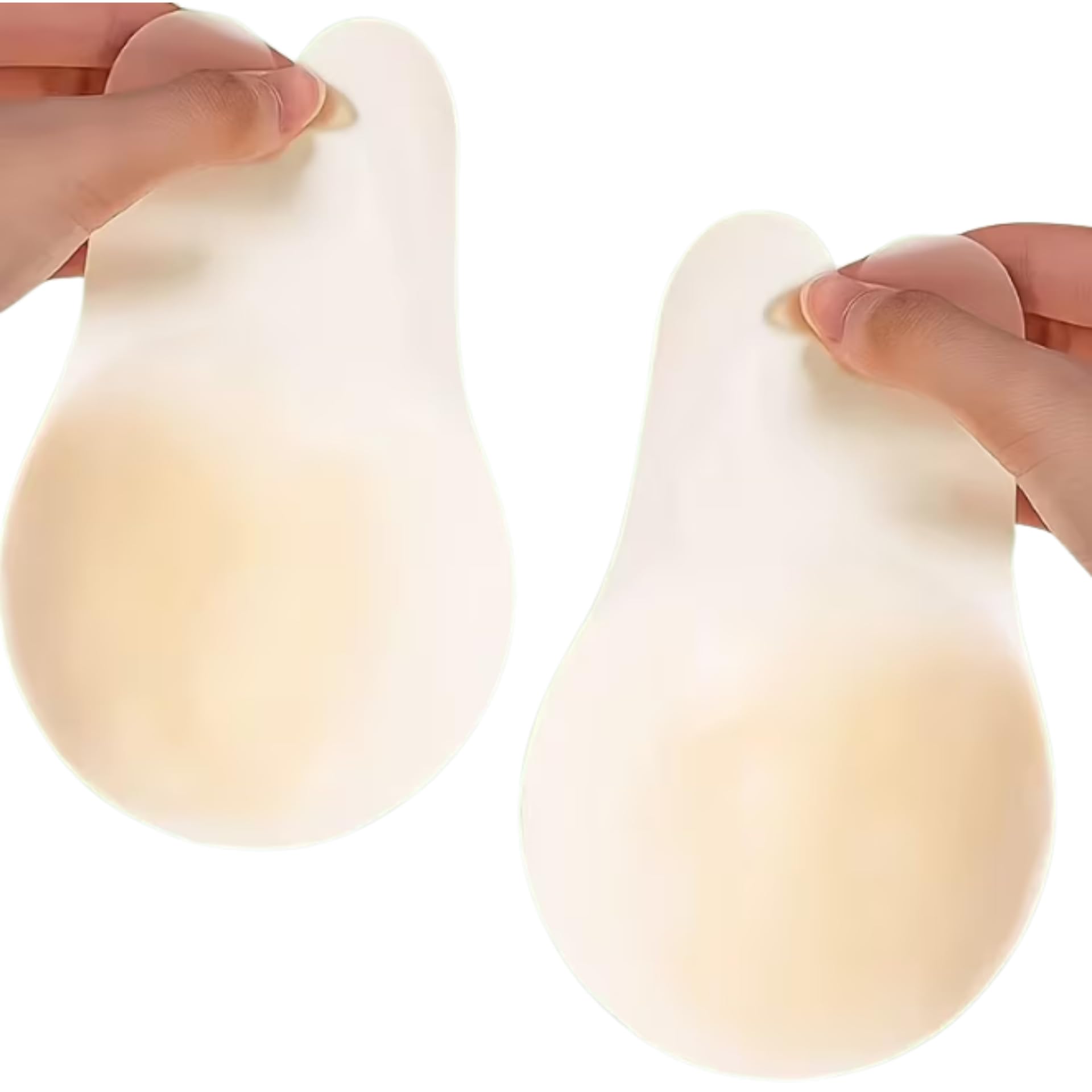 the seventh muse Invisible Silicone Bunny Ups, Strapless, Backless, Push-Up Adhesive Bra, Seamless, Reusable, Silicone Material, Women Wine-picture-24