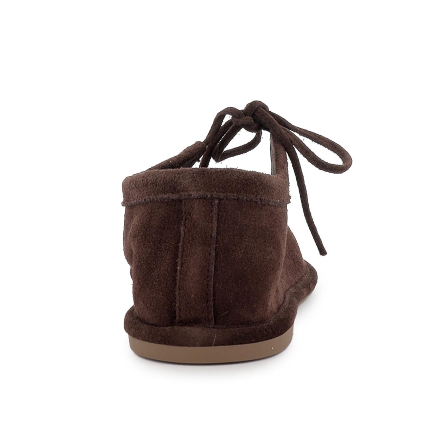 Zapato Cordones Piel Serraje Flexible Plano Mujer Marron para: Mujer