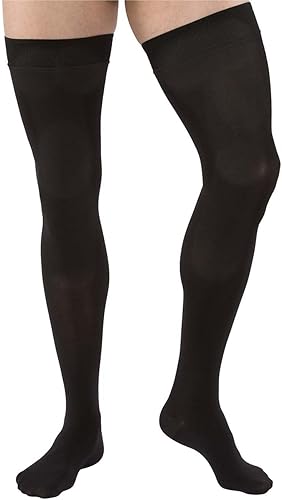 JOBST Relief - Medias de compresión de 30-40 mmHg, banda de silicona alta hasta el muslo, punta cerrada, calcetines de compresión para
