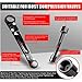Plumbing Angle Stop Valve Wrench Rustproof Multipurpose for 3/8 or 1/2 Inch Threads WALFRONT