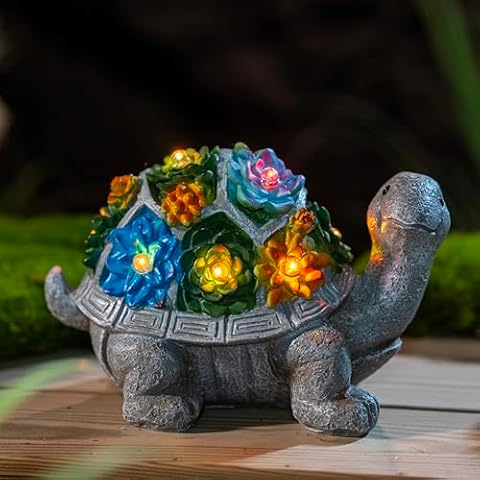 Cubular Solar Turtle Statue Cover