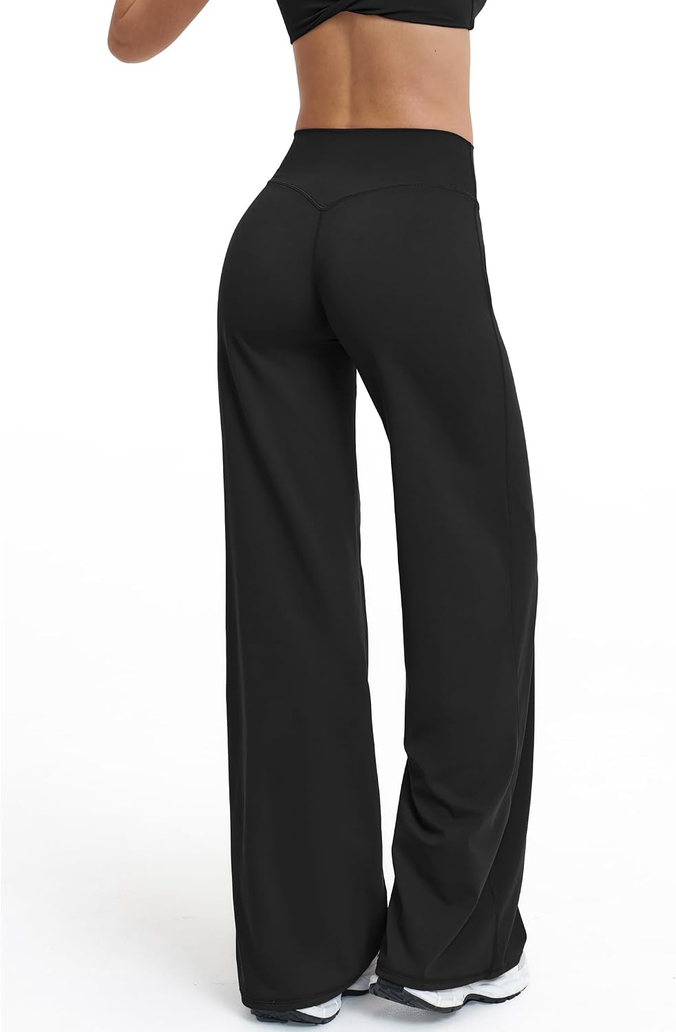 Women 2 Piece Workout U Back Front Scrunch Sports Bra High Waist Tummy Control Active Leggings Yoga Pilates Outfits