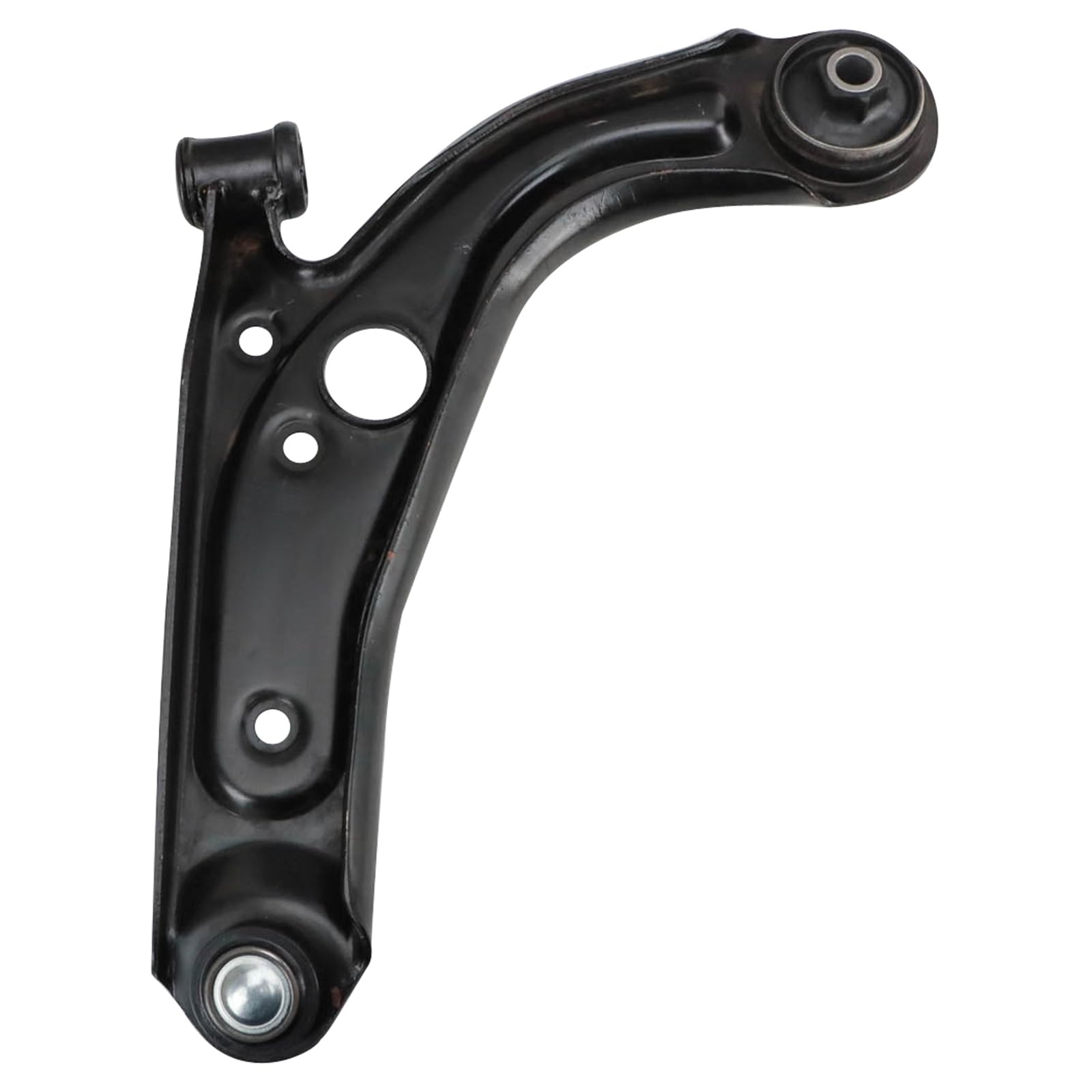 TRQ Front Right Lower Control Arm with Ball Joint Steel Compatible with 2012-2017 Fiat 500