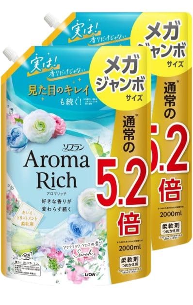 抹茶　アロマリッチ　サラ　2000ml 12セット Amazon | ソフ ラン アロマリッチ サラ (アクアフラワーアロマの香り