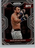 2021 Panini Prizm UFC MMA #29 Muslim Salikhov Welterweight Vertical Official Mixed Martial Arts Trading Card in Raw (NM or Better) Condition
