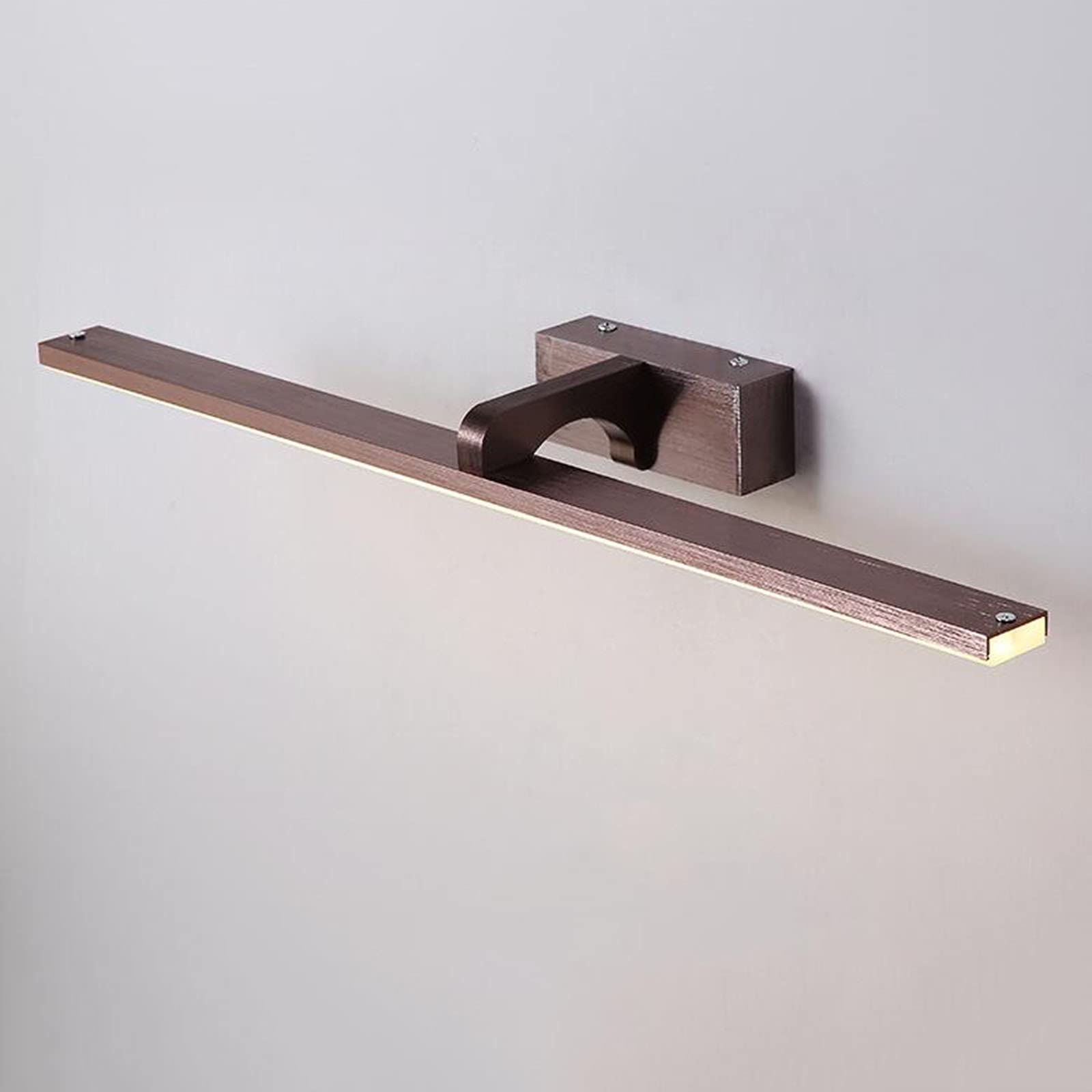 Badspiegellampen Led-Spiegelleuchte Badezimmer Wasserdichte Schrankleuchten Wandleuchte Schminkspiegel Frontleuchte Waschtischbeleuchtung, Einfache Aluminium-Spiegelleuchte Wandleuchte/Warm L