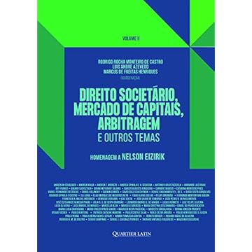 Capa do livro Direito Societário, Mercado de Capitais, Arbitragem e Outros Temas. Homenagem a Nelson Eizirik; Volume 2