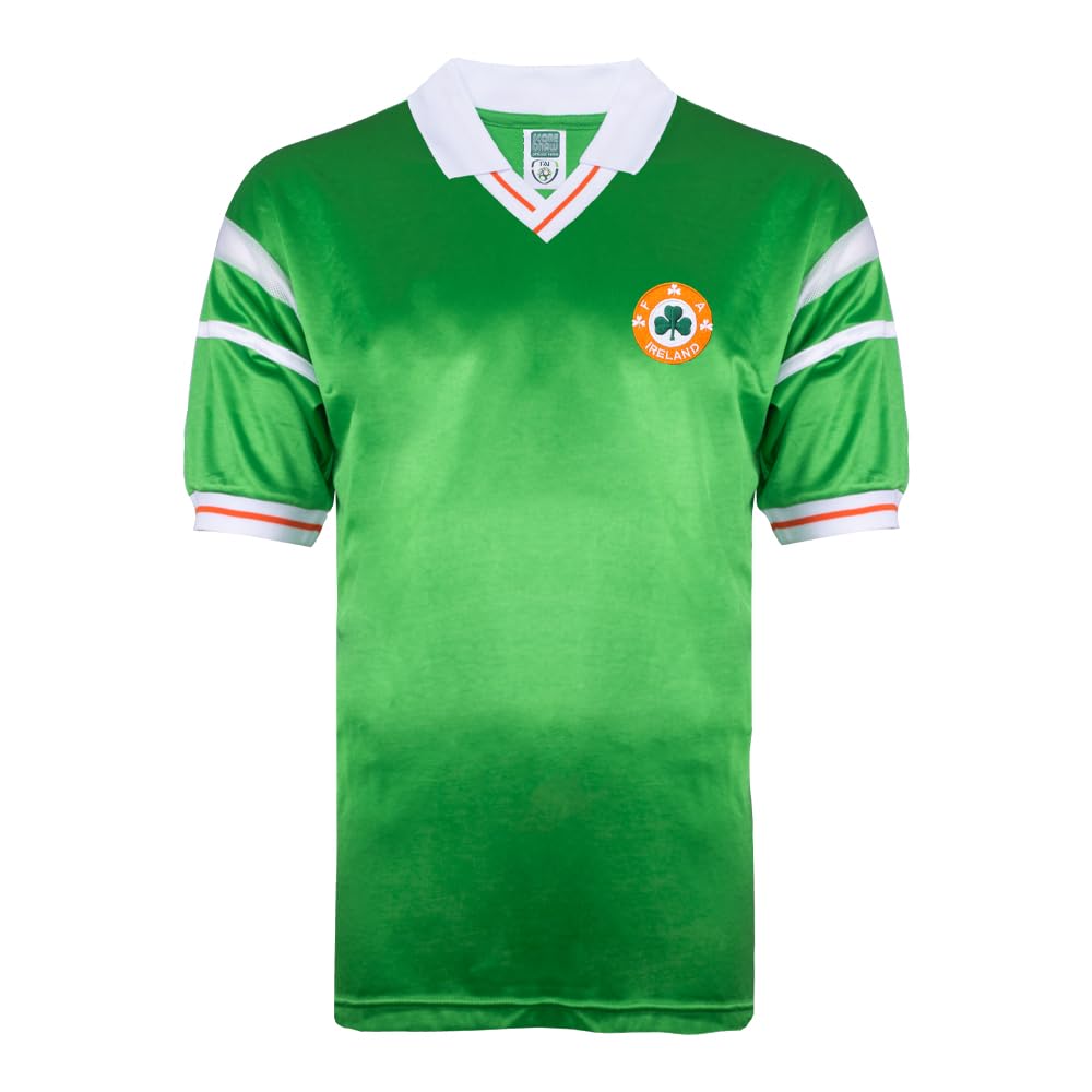 Score Draw Ireland 1988 European Championship Shirt Green Small Polycotton