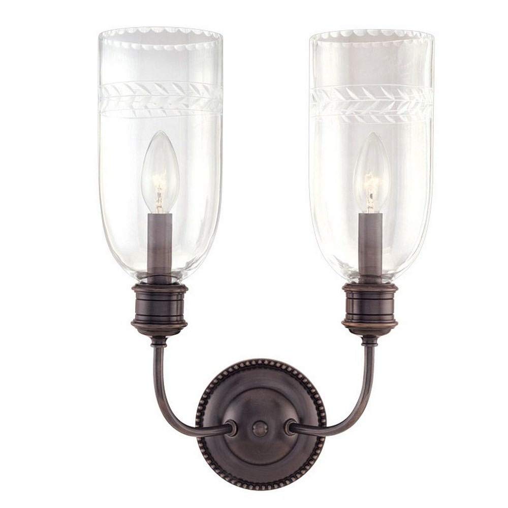 Hudson Valley Lighting 292-OB Lafayette - 2 Light Wall Sconce 17 inches Tall and 12.5 inches Wide - Old Bronze