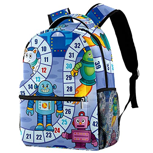 Sac à dos de voyage ergonomique avec compartiments et porte-bouteille pour fille et garçon