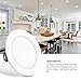 FORNORM Recessed Lighting 4 Inch 18W, LED Recessed Light Can Lights Recessed Lighting Fixture for Living Room Canned Lights, LED Retrofit Recessed Light Downlight RGB Remote Control