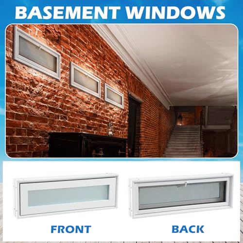 Ventana de cobertizo CroBlissful de 24 x 8 para iluminar tu taller con doble acristalamiento 4