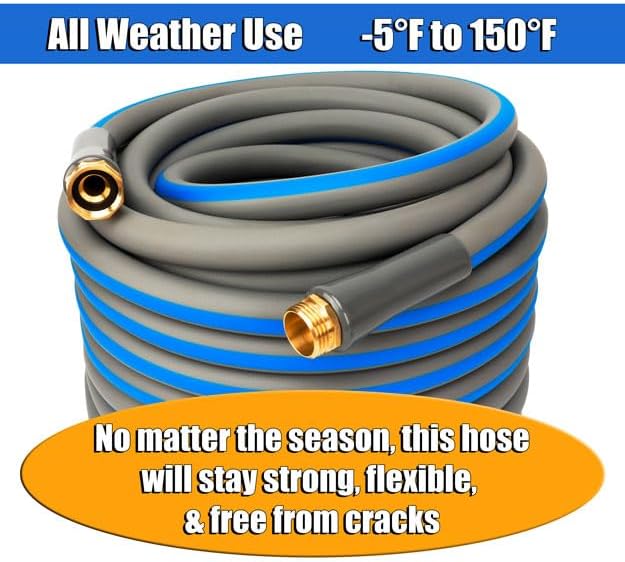 Miniatura 6 de Manguera de agua no expandible de alta calidad, resistente, segura para el agua potable, no se torcede, flexible. Manguera ideal para jardín,