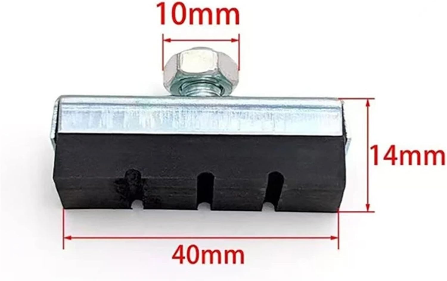 Bike Brake Pads 50PCS Vintage Classic V for Bicycle Caliper Cycling Shoes Replacement Parts for E-Bike Electric Scooter