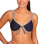 eleMar Damen Bikini Top, Blau (Pazifik/Weiß), 48E, 4-162-06E