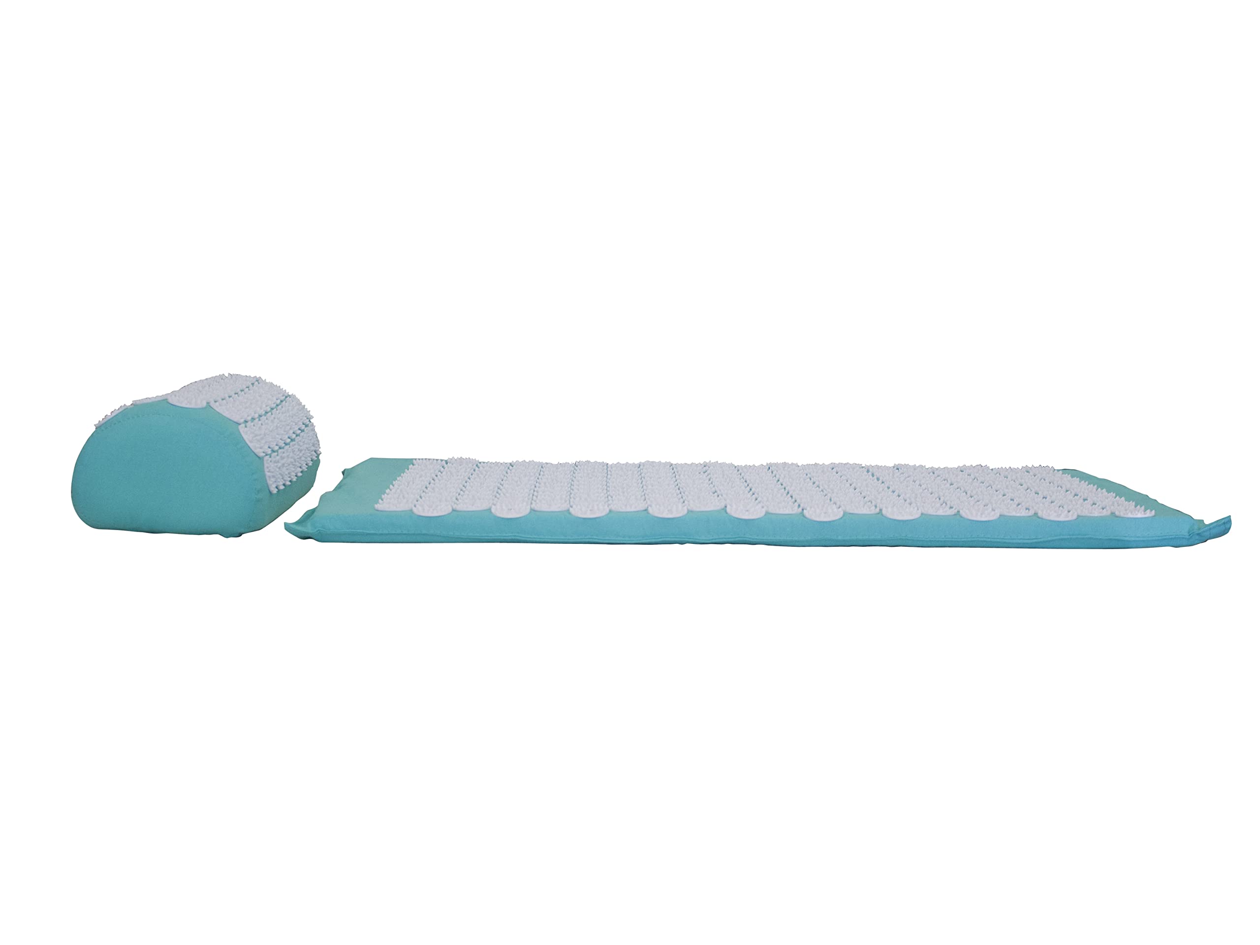 BEPER C301ACC001 Tapis d'acupression avec Coussin Tapis d'acupression, Amovible, Lavable, Tissu de Coton, Réduit Les tensions Musculaires, Le Stress, Améliore la Circulation.