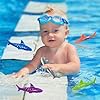 IHLOOTD Torpedo Piscina Acuatico 5 Piezas Pool Torpedo Juguetes Piscina Buceo para Niños Torpedos de Juguete de Submarino para Accesorios de Buceo, Entrenamiento SubacuáTico de Verano #1