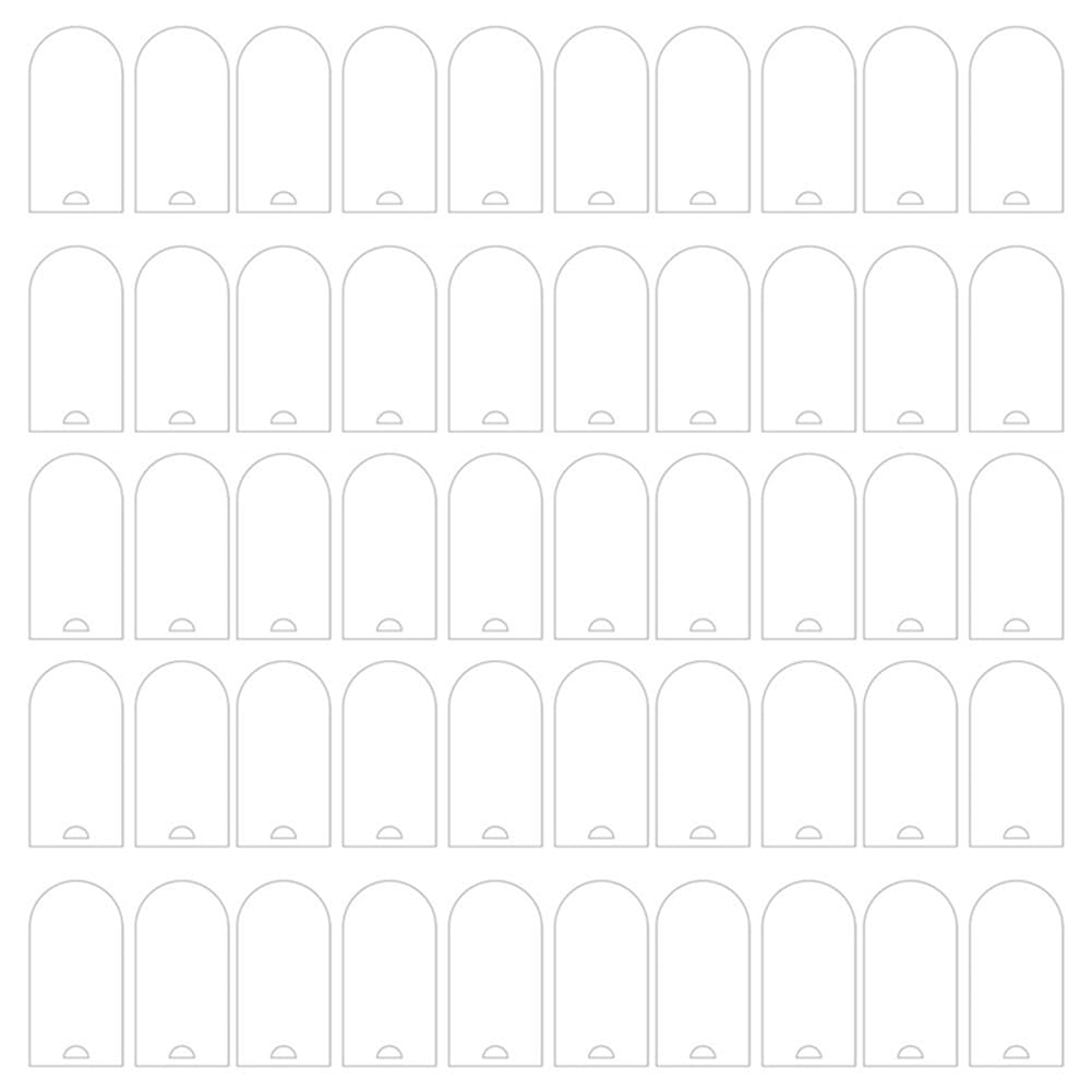 Biglietti Nomi Acrilico Per Matrimoni - 50 Pezzi Trasparenti Per Segnaposto Eleganti