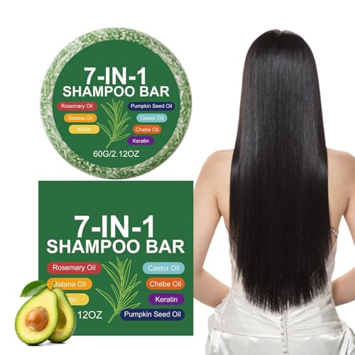 Barra De Champú Natural – De Batanass Biotinss Keratinss 60g, Limpiador Sólido Nutritivo, Suavizante Y Fortalecedor Del Cabello | Jabón Voluminizador De De Romero Para Control D
