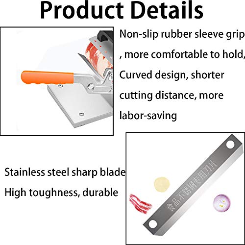 image for Brands Manual Frozen Meat Slicer Beef & Mutton Meat Cleavers Stainless