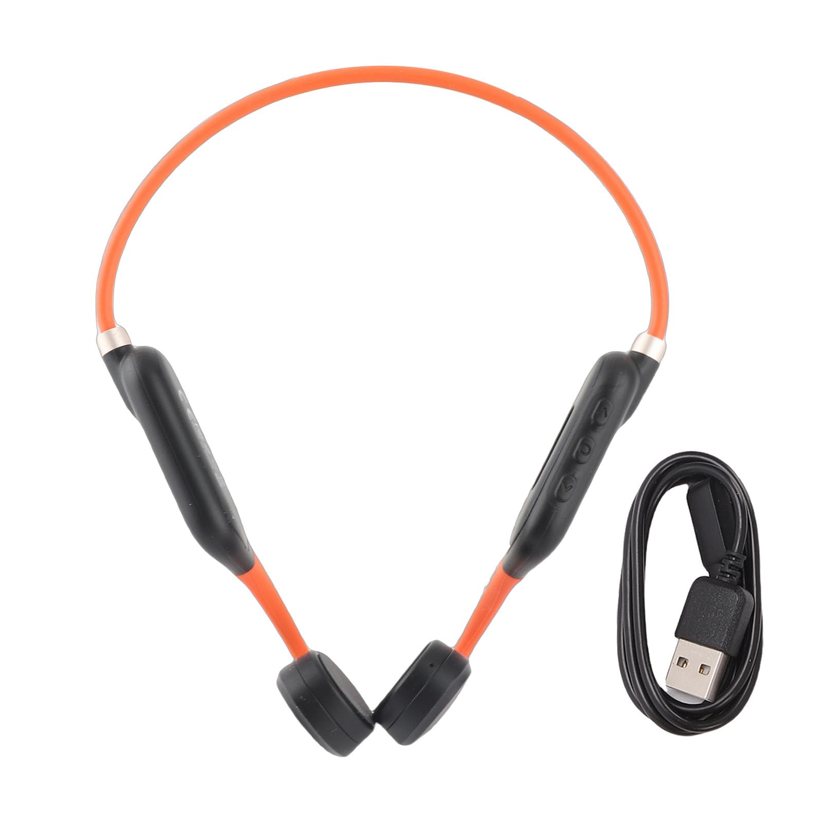 Dpofirs Cuffie Wireless a Conduzione Ossea con Riduzione del Rumore e Amplificazione del Suono del Microfono Design Leggero per gli Spostamenti Quotidiani Modalità di Ascolto Personalizzabili