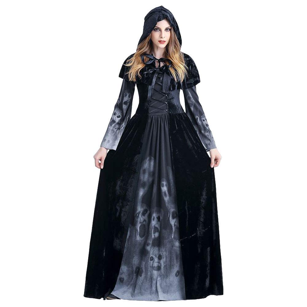 Ulalaza Disfraces de Mujer de Halloween Black Bat Fallen Angel Devil Vampire Witch Dress Accesorios de Cosplay Para Adultos — view 5