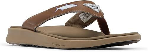 Columbia Women's Fish Flip PFG II, Dark Truffle/Carbon, 10