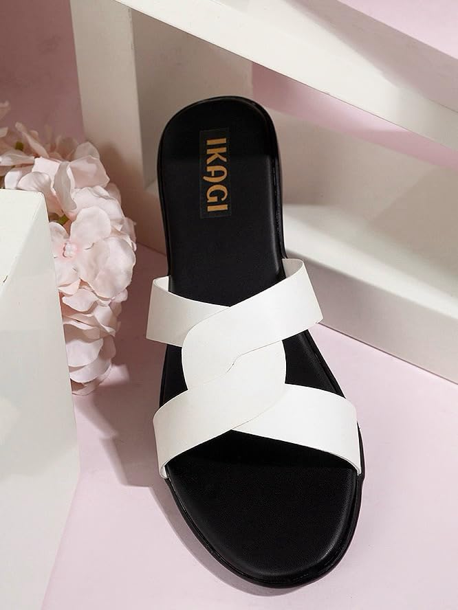 Image of IKAGI Sandal Fashion Wedding Casual Platform Wedges Slip-On Sandals For Womens & Girls