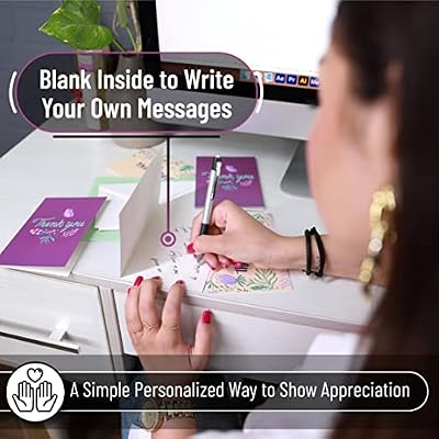 Mr. Pen- Thank You Cards with Envelopes, 20 Pack, 5 Design, Thank You Note Blank Inside, Thank Cards with Envelopes