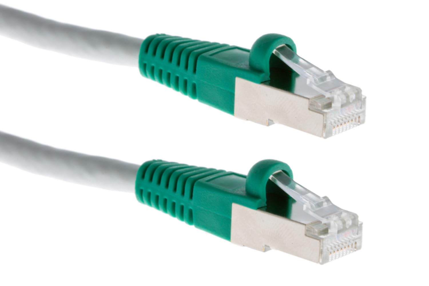 CablesAndKits Cat6 Crossover Ethernet Cable 25 ft – Shielded STP, Snagless Booted, Pure Copper 26AWG, RJ45 Gold-Plated Connectors – Gray Crossover LAN Cable for Direct Device-to-Device Networking