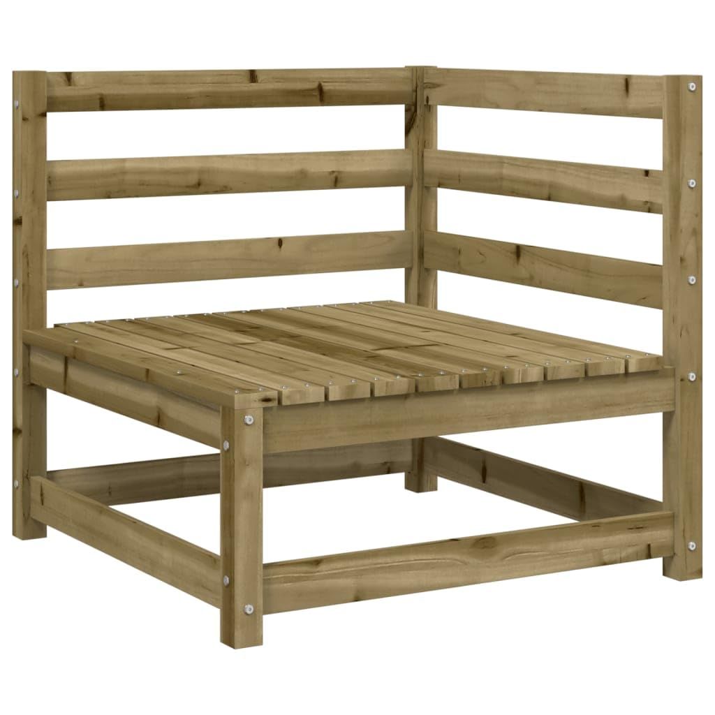 LAPOOH Set di divani da giardino 4 pezzi in legno di pino impregnato, set da giardino esterno, mobili da giardino, mobili da giardino, set di mobili da giardino - 3299380