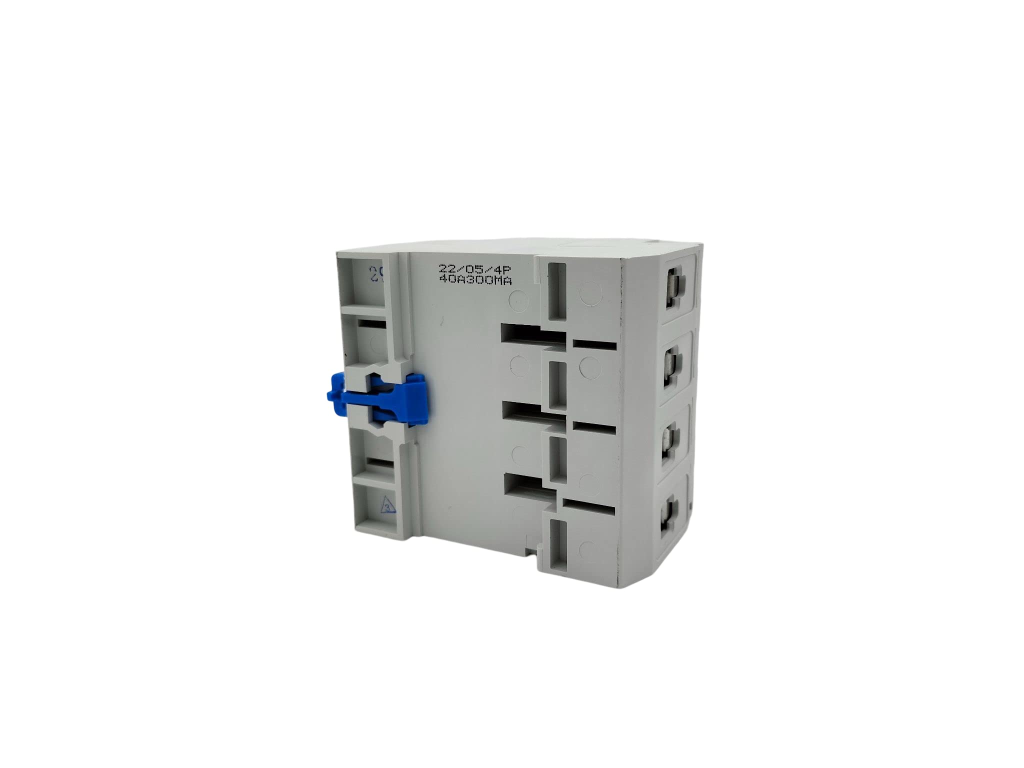 RASMACOR | Differenziale 4P 300mA Classe AC 40A | Interruttore 230V AC 50HZ | Sensibilità 300mA | 72mm X 66mm X 83mm