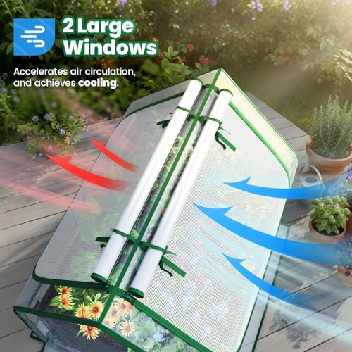 Jardinière surélevée avec serre pour protéger vos plantes - 5