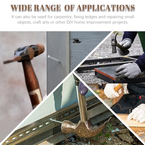 Wokape 300Pcs Stahlnägel Sortiment Kit, 20MM 30MM 40MM 50MM 60MM Weiß verzinkte Hardware Nägel Zementnägel für hängende Bilder, Wandnägel, Holznägel, Finishing Nägel, Haushalt und DIY