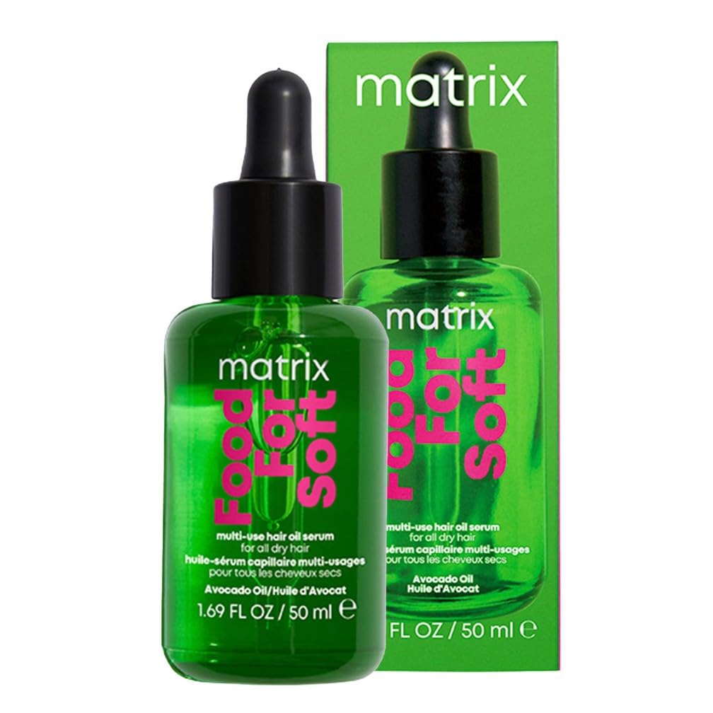 Matrix Food for Soft Multi-Use Hair Oil for Dry Hair With Avocado Oil for Heat Protection