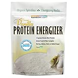 Rainbow Light Protein Energizer Food-Based Dietary Supplement Powder Vanilla Flavor 10.7-Ounces Bags (Pack of 2)