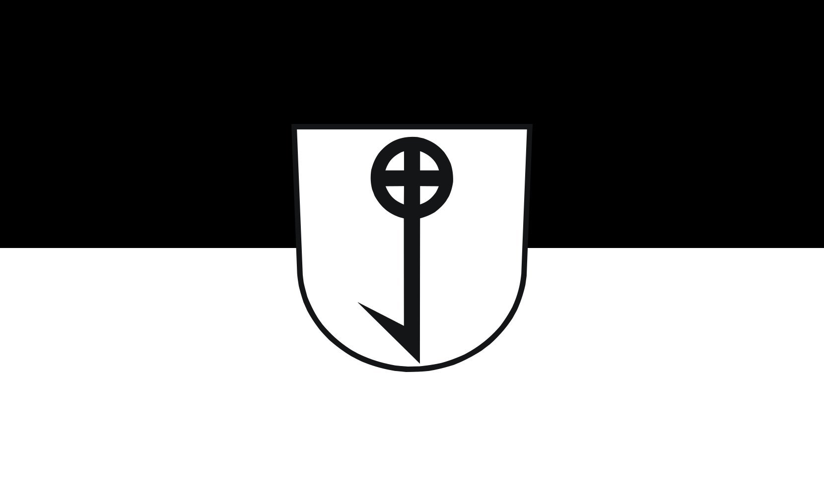 Drapeau Large Frickenhausen anti-déchirure format paysage 1.35m² pour vent fort