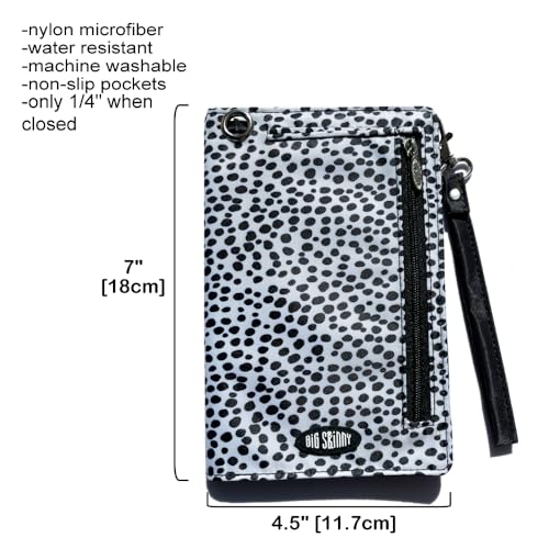 Image of Big Skinny Women's Plus Size myPhone Bi-Fold Slim Wallet, Holds Up to 20 Cards