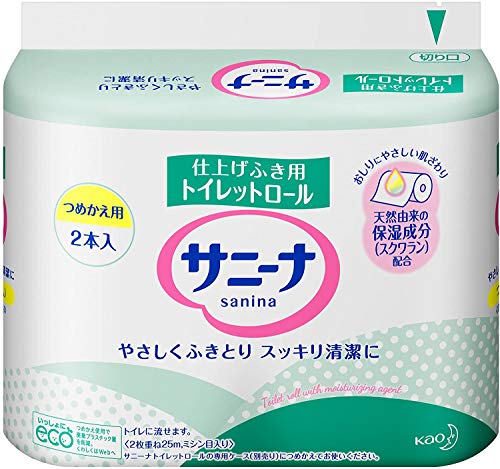 花王 サニーナ 仕上げふき用トイレットロール 25個、詰め替え1個 51Gup66fOjL.jpg