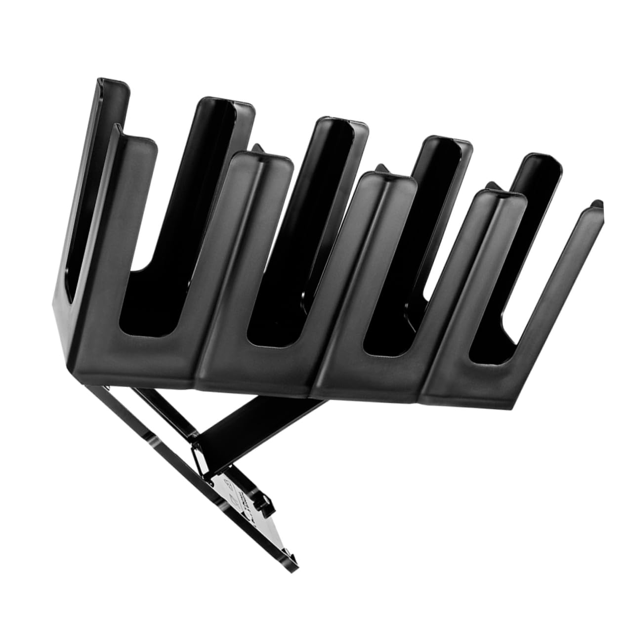 MAGICLULU Dispensador de Vasos de Papel para Encimera, Negro, Plástico | 2 Ranuras, para Vaso de Papel, Cafetería y Tienda de Té, Organizador Reutilizable de Sobremesa