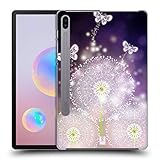 Head Case Designs Schmetterling Löwenzähne Harte Rueckseiten Handyhülle Hülle Huelle und Passende Designer Hintergrundbilder kompatibel mit Samsung Galaxy Tab S6 (2019)