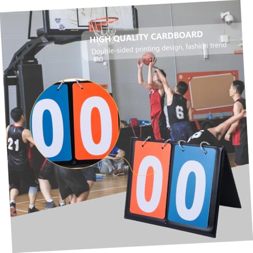 Marcador de baloncesto portátil de doble cara miniatura 4