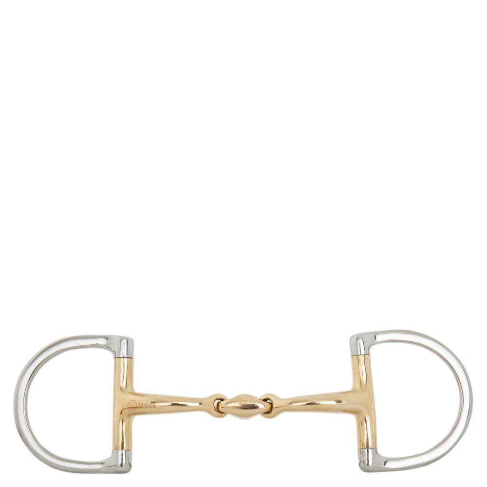 BR D-Ring Gebiss Soft Contact doppelt gebrochen 12,5 cm 16 mm Ø 65 x 50 mm