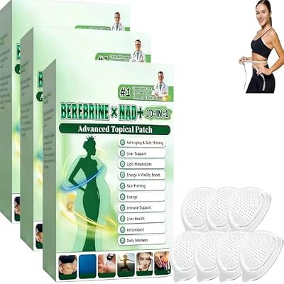 Moringa Berberine Patches, 2026 New Professional Natural moringa berberines x nad patch Suitable for All Skin Types (Berberine Patches 3 Boxes)