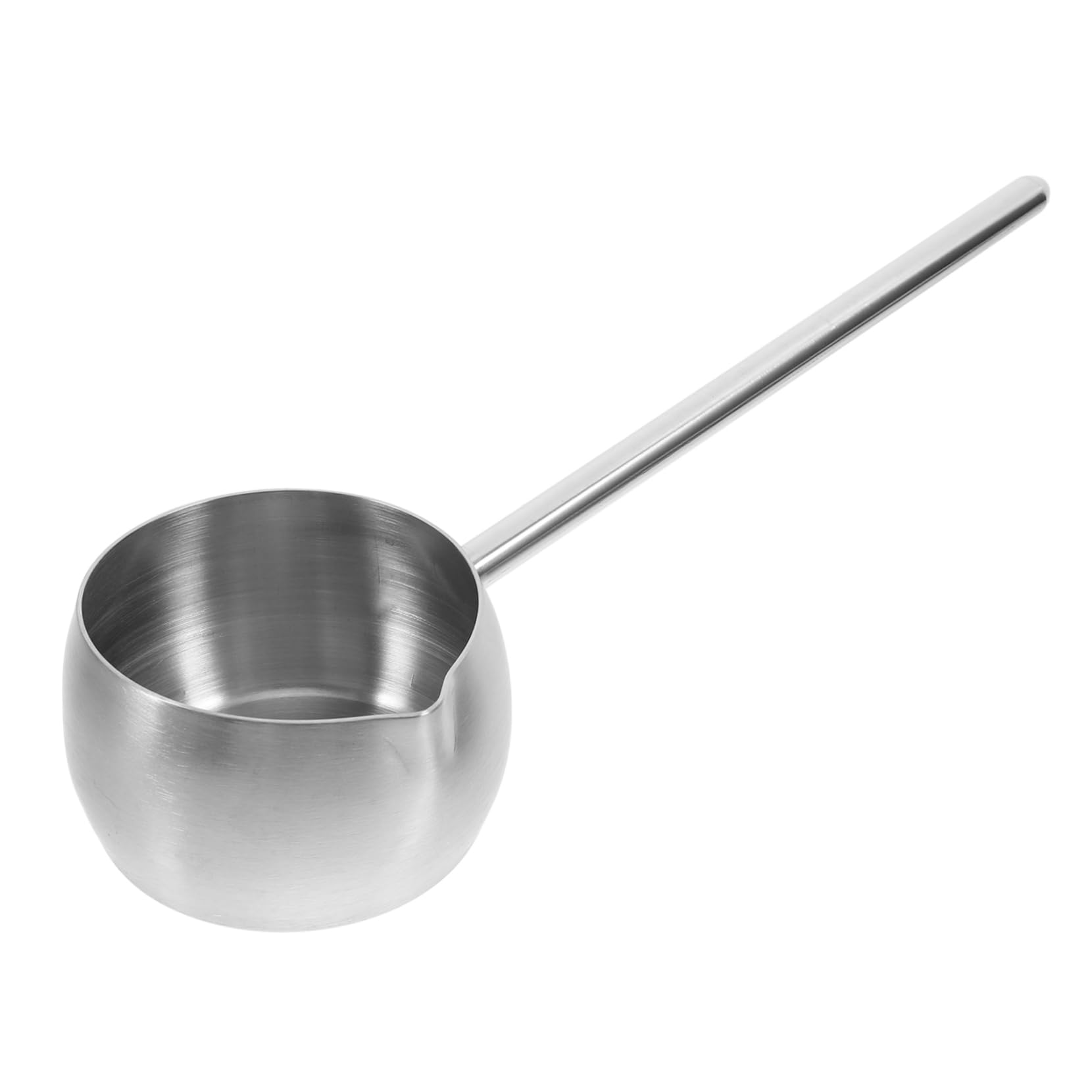 AlipisStainless Steel Oil Spoon Convenient Water Spoon Convenient Large Ladle Soup Ladle Stainless Steel Water Scoop Water Soup Ladle Kitchen Gadget Watering Ladle 304 Stainless Steel